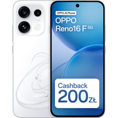 Smartfon OPPO Reno 16 F 5G 8/256GB 6.57" 120Hz Biały