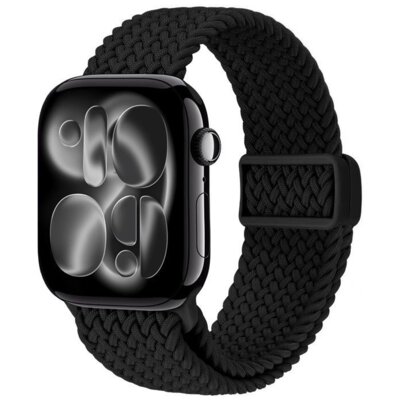 Pasek CRONG Wave Band do Apple Watch do koperty 38/40/41/42mm Czarny