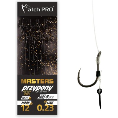 Przypon MATCHPRO MF Masters Spike M16 NR 12 0.23 mm / 10 cm (8 szt.)