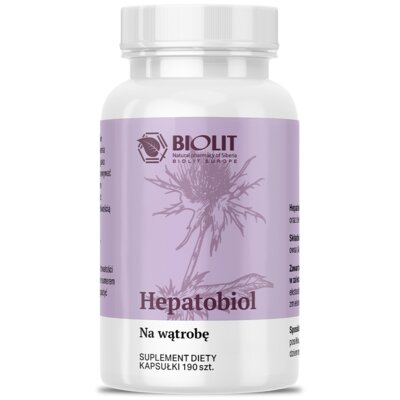 Suplement na wątrobę BIOLIT Hepatobiol (190 kapsułek)