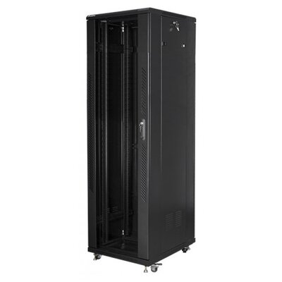 Szafa RACK LANBERG 19" 42U FF01-6842-12B 600 x 800 mm, Stojąca Czarny