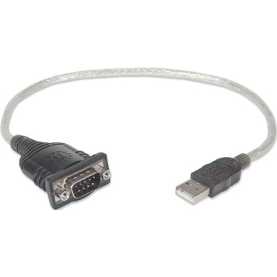Фото - Кабель MANHATTAN Kabel USB - RS-232  0.45 m 
