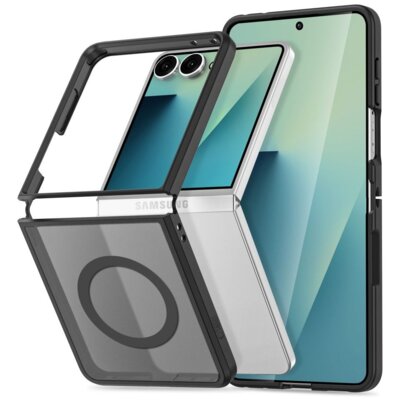 Etui TECH-PROTECT Magmat MagSafe do Samsung Galaxy Z Flip 8 Czarny mat