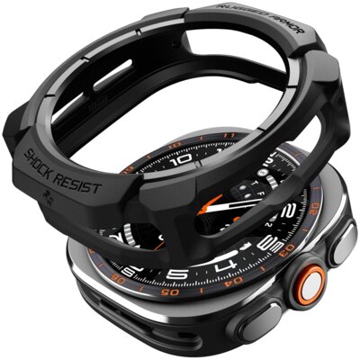 Etui SPIGEN Rugged Armor do Samsung Galaxy Watch Ultra 2 2026 (47mm) Czarny matowy