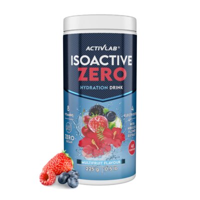 Izotonik ACTIVLAB Isoactive Zero Wieloowocowy (225 g)