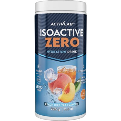 Izotonik ACTIVLAB Isoactive Zero Ice Tea Brzoskwinia (225 g)
