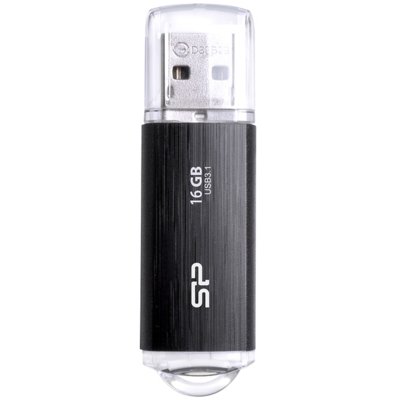 Pendrive SILICON POWER Blaze B02 16GB, USB 3.2 Gen. 1 (USB 3.0) Czarno-szary