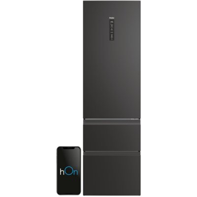 Lodówka HAIER Seria 5 HTW5620DNPT 3D No frost 205cm Czarna