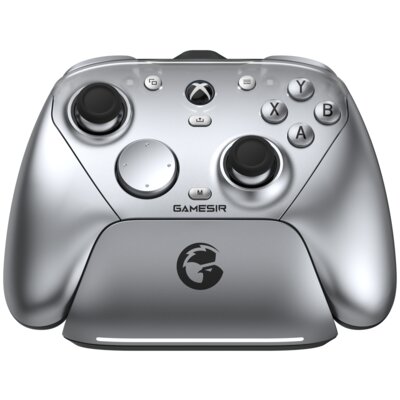 Kontroler GAMESIR G7 Pro Tri-Mode Srebrny