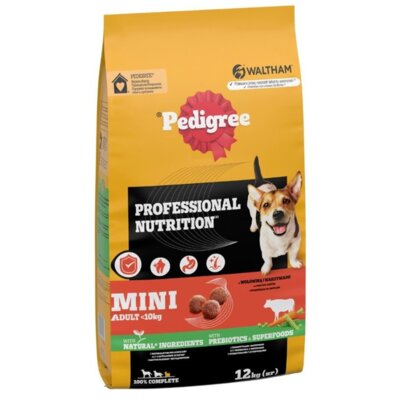 Karma dla psa PEDIGREE Professional Nutrition Adult Mini z Wołowiną i warzywami 12 kg