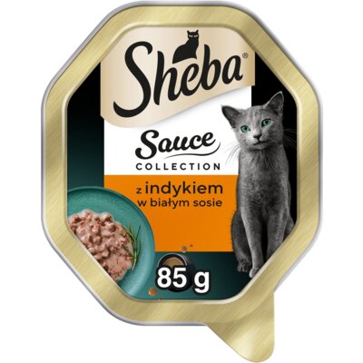 Karma dla kota SHEBA Sauce Collection z indykiem 85 g