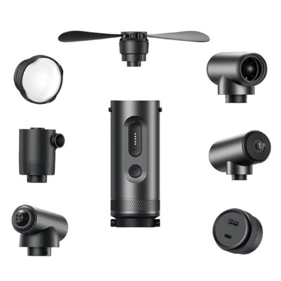 Outdoorowy wielofunkcyjny powerbank 4SMARTS SnapKit 7w1 3500 mAh Czarny