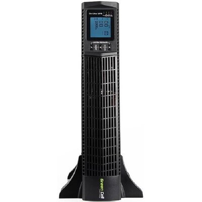 Zasilacz UPS GREENCELL UPS14 RTII 2000VA 1800W z wyświetlaczem LCD / Czysta Sinusoida