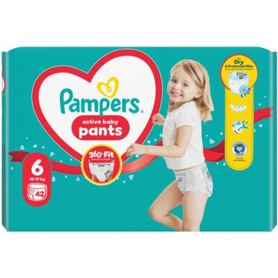 Pieluchomajtki PAMPERS Active Baby 6 (42 szt.)