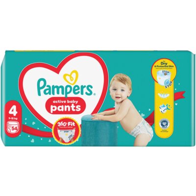 Pieluchomajtki PAMPERS Active Baby 4 (54 szt.)