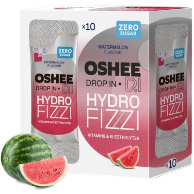 Napój dla sportowców OSHEE Drop In HydroFizzi ZERO Arbuz (10 saszetek)