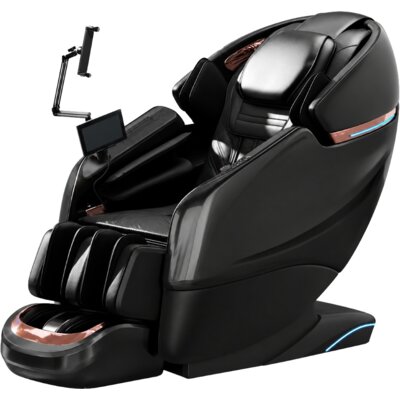 Fotel masujący EXTRALINK 3D Zero Gravity SL-Track Czarno-różowy