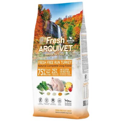 Karma dla psa ARQUIVET Fresh Półwilgotna Indyk i ryba oceaniczna 10 kg