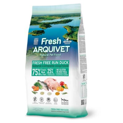 Karma dla psa ARQUIVET Fresh Półwilgotna Kaczka z rybą 10 kg