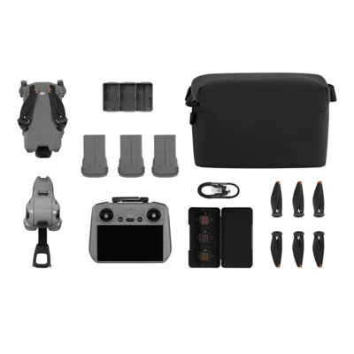 Dron DJI Mini 5 Pro Multi-Battery Bundle, kamera 4K 120FPS, 50 MP, czas lotu do 36 min, zasięg do 10 km, wykrywanie przeszkód, 42 GB, DJI RC 2, 3 akumulatory