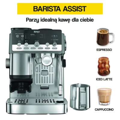 Ekspres NINJA Luxe Cafe Mini Plus ES352EU Srebrny
