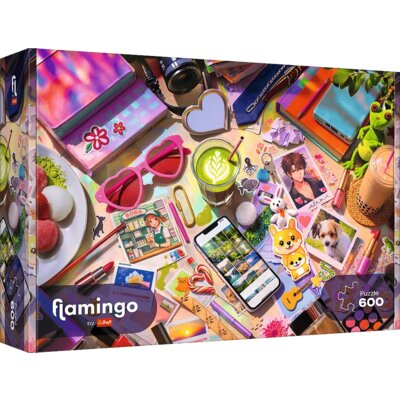 Puzzle TREFL Flamingo Mój mały świat 12204 (600 elementów)