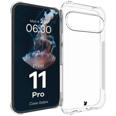 Etui BIZON Case Salpa do Google Pixel 11 Pro Przezroczysty