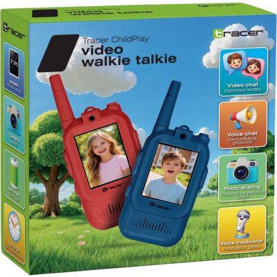 Zabawka krótkofalówka TRACER Childplay Walkie Talkie Wideo TRAWLK47897