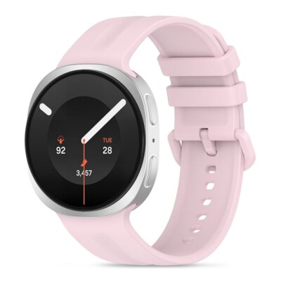 Pasek TECH-PROTECT Silicone Evo do Samsung Galaxy Watch 8/9/Classic do koperty 40/44/46 mm Jasnoróżowy