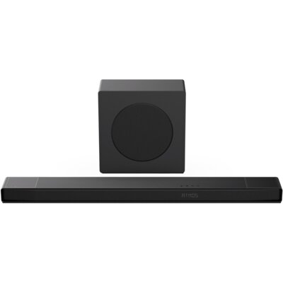 Soundbar HISENSE AX3120Q Czarny 3.1.2-kanałowy, Bezprzewodowy Subwoofer, HDMI eARC, BT, Dolby Atmos, DTS:X, Tryb AI EQ