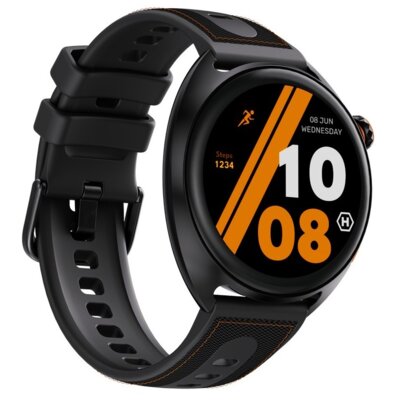 Smartwatch HAMMER Ventus Pro Czarny + pasek czarno-pomarańczowy