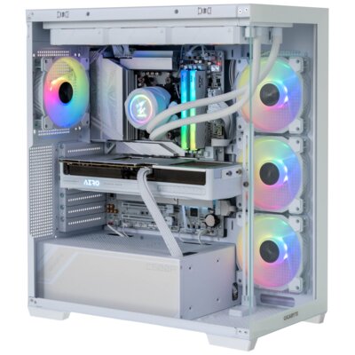 Komputer MAD DOG Powered By Gigabyte C500-ICE-A07WR32WH R7-9800X3D 32GB RAM 2TB SSD GeForce RTX5080 DLSS 4.5 Wi-Fi Windows 11 Home