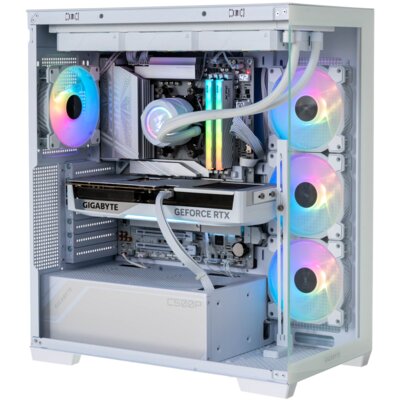 Komputer MAD DOG Powered By Gigabyte C500-ICE-A08WR32WH R7-9800X3D 32GB RAM 2TB SSD GeForce RTX5070Ti DLSS 4.5 Wi-Fi Windows 11 Home