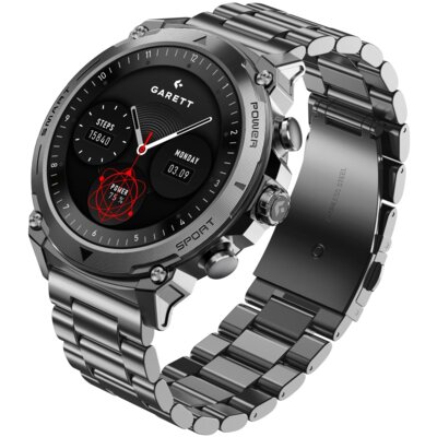 Smartwatch GARETT Atom Srebrny
