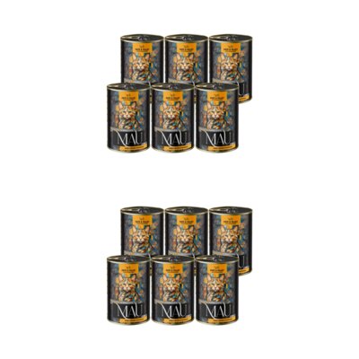 Karma dla kota MAU Pasztet i Filet Indyk z masłem orzechowym 12 x 400 g