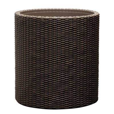 Doniczka KETER Cylinder Planter L (43,7 x 43,7 x 44,3 cm) 65L Brązowy