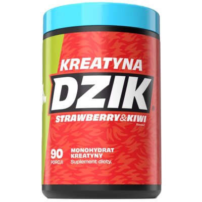 Monohydrat kreatyny DZIK Truskawka i kiwi (369 g)