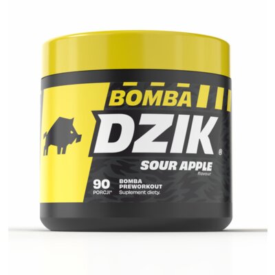Przedtreningówka DZIK Bomba Kwaśne jabłko (300 g)