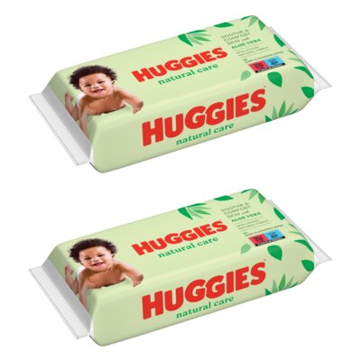Chusteczki nawilżane HUGGIES Natural Care (112 szt.)