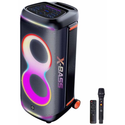 Power audio MANTA Orion MASPK806B300 Mikrofon Karaoke Czarny
