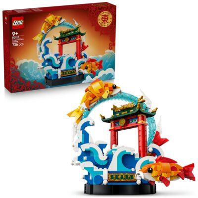 LEGO 80120 Chinese Festivals Karp przeskakujący przez Smoczą Bramę