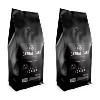 Kawa ziarnista CABRAL CAFE HoReCa 2 x 1 kg (Rzemieślnicza)