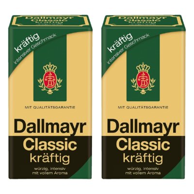 Kawa mielona DALLMAYR Classic Kraftig HVP 2 x 0.5 kg