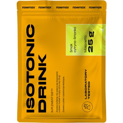 Izotonik NOWMAX Isotonic Drink Cytryna-limonka Saszetka (25 g)
