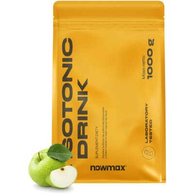Izotonik NOWMAX Isotonic Drink Zielone jabłko (1000 g)