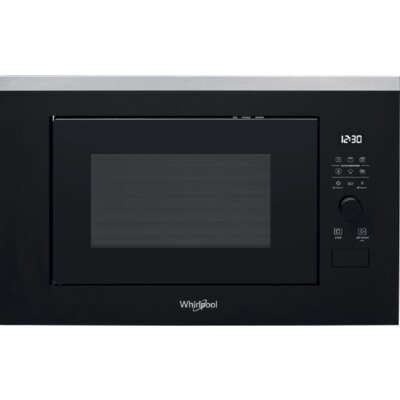 Kuchenka mikrofalowa WHIRLPOOL WMF250G 900W średnica 28.4 cm pojemność 25L Czarny + inox