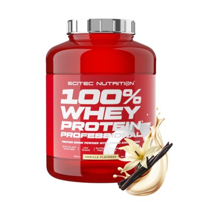 Odżywka białkowa SCITEC NUTRITION 100 Whey Protein Professional Wanilia (1816 g)