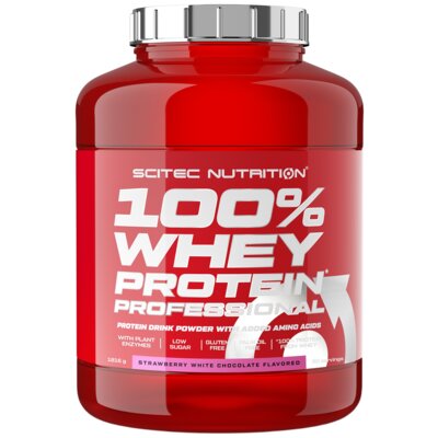 Odżywka białkowa SCITEC NUTRITION 100 Whey Protein Professional Truskawka-biała czekolada (1816 g)