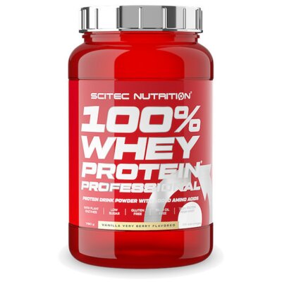Odżywka białkowa SCITEC NUTRITION 100% Whey Protein Professional Wanilia z jagodą (780 g)