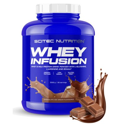 Odżywka białkowa SCITEC NUTRITION Whey Infusion Lody Czekoladowe (2000 g)